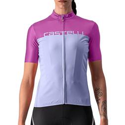 Castelli Women's Velcissima Cycling Jersey, Violet Mist/Amethyst