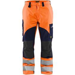 Blåkläder 158815135389C54 Multinorm Inhärent Arbeitshose, High Vis Orange/Marineblau, Größe C54