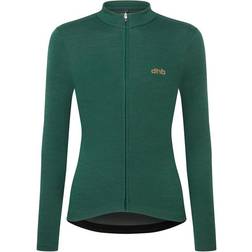 Dhb Merino Women's Long Sleeve Jersey 2.0, Forest Biome