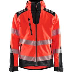 Blåkläder High Vis Softshell Jacke, hi-vis rot schwarz