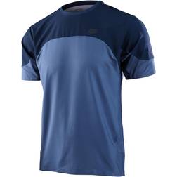 Troy Lee Designs Drift SS Herren Jersey Solid Blue Mirage