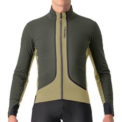 Castelli Flight Air Jacket, Dark Grey/Electric Lime