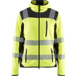 Blåkläder 496721203399XXXL Damen Strickjacke, High Vis Gelb/Schwarz, Größe