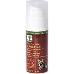 Bioselect Olive Sun Milk for Face & Body SPF 15