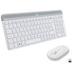 Logitech Mk470 Teclado Ratón Incluido Rf Inalámbrico Qwerty Italiano Blanco