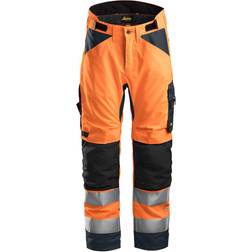 Snickers AllroundWork vinterbukser Hi-Vis Orange/Steel Grey