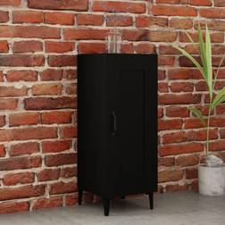 vidaXL Credenza Nero 34.5x34x90 cm Legno Multistrato Madia