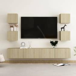vidaXL Cabinet Set Stand TV Bench