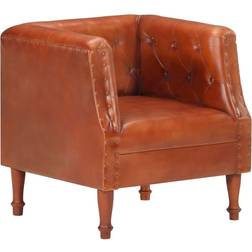 vidaXL Marron Cuir 60 x 57 x 64 cm Fauteuil