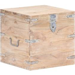 vidaXL 40x40x40 massivt akacietræ Kiste