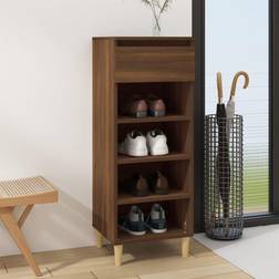 vidaXL Cabinet Brown Engineered Shoe Rack