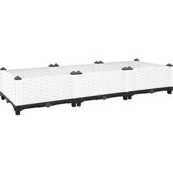 vidaXL Højbed 120x40x23 polypropylen Plantekasse