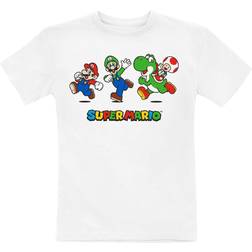 Nintendo Camiseta gaming de Super Mario - Kids - Running - Blanco