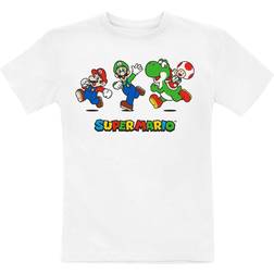 Nintendo Super Mario Gaming T-shirt - Hvid