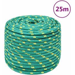 vidaXL Boat Rope Green 12 mm 25 m Polypropylene