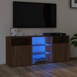 vidaXL LED-lys TV-bord