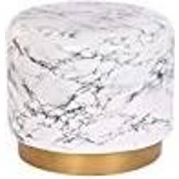 Dkd Home Decor Dorado Blanco Hierro 50 x 50 x 45 cm Mesa Auxiliar