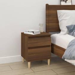 vidaXL Cabinet Brown Oak 40 x 35 x 50 cm Bedside Table 35x40cm