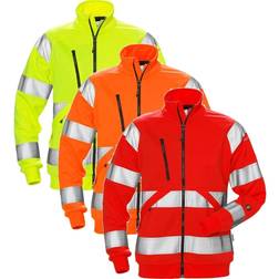 Fristads dame sweatshirt jakke 7427 SHV, Hi-vis Orange