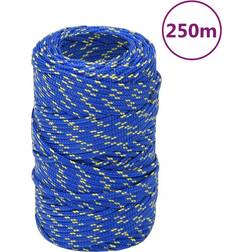 vidaXL Boat Rope Blue 2 mm 250 m Polypropylene