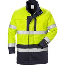 Fristads Flame parkajakke 4589, Hi-vis Gul/Marine