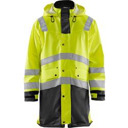 Blåkläder lång regnrock, Hi-vis Gul/Svart