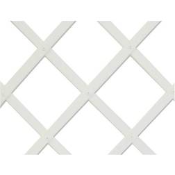 Treillis Extensible En PVC 1 x 2 m Blanc E3-75973