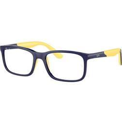 Ray-Ban Børn RY1621 3937 47 Briller Børn Blue Dark Blue on Yellow 47mm