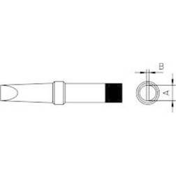 Weller 4PTC7-1 Loddespids Flad Form Spidsstørrelse 38mm Indhold 1 stk