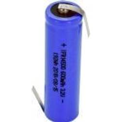 Beltrona FR14500HBG Specialbatteri laddbart 14500 Z-lödfana LiFePO 4 3.2 V 600 mAh