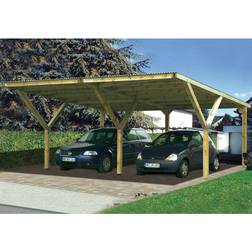 Weka Stahldach-Doppelcarport Mugello (Gebäudefläche )