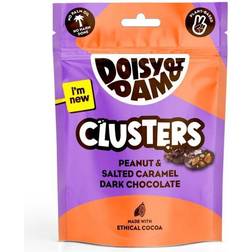 & Dam Peanut & Salted Caramel Dark Chocolate Clusters 80g