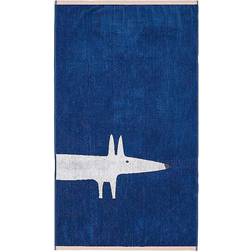 Scion Mr Fox Bath Towel Blue