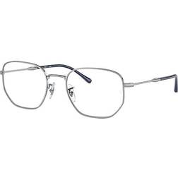 Ray-Ban RX6496 2501 da Vista Argentati per Uomo (Solo Montatura)