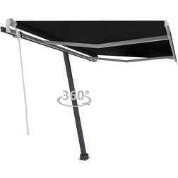 vidaXL Tenda Da Sole Autoportante Manuale 350x250 cm Antracite Arredo Giardino