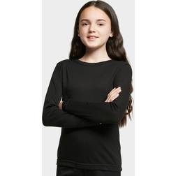 PETER STORM Kids' Thermal Crew Neck Top, Black