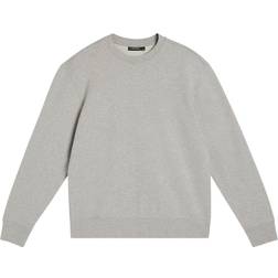 J.Lindeberg Chip Crew Neck Sweatshirt - Light Grey Melange