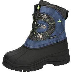 Lico Arino Jungen Schneestiefel, blau/lemon