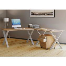 VCM Hjørne "Lona" 220X220X80 Skrivebord