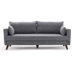 LOTO LIVING Antigua Grey Sofa 208cm 3-Sitzer