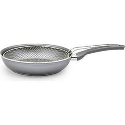 BigBuy Home Aluminium Frying Pan with Basket Ø 24 cm 24 cm