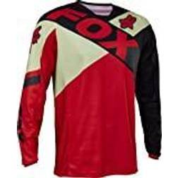 Fox 180 Xpozr Maillot de Motocross Noir-Rouge