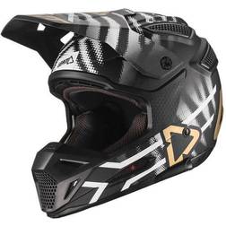 LEATT Motocrosshelm GPX Composite schwarz-weiss-gold