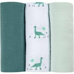 Beaba Lot de 3 langes en coton jurassic