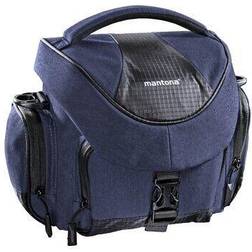 Mantona Premium Kameratasche blau 21694