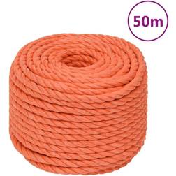 vidaXL Rep orange 10 mm 50 m polypropylen