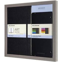 Moleskine Sketchbook & Watercolor Pencil Set, Hard Cover 5 x 8.25