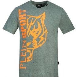 Philipp Plein Sport Tiger Side Logo T-shirt - Grey