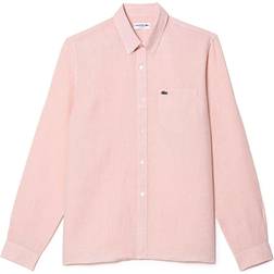 Lacoste Long Sleeve Linned Shirt - Beige