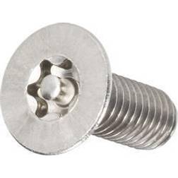 Toolcraft 888817 Countersunk screws M5 25 Pin-in-star Stainless steel A2 10